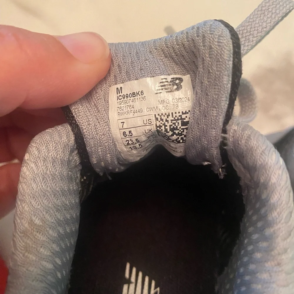 New balance toddler 990 size 7 - Picture 6 of 7